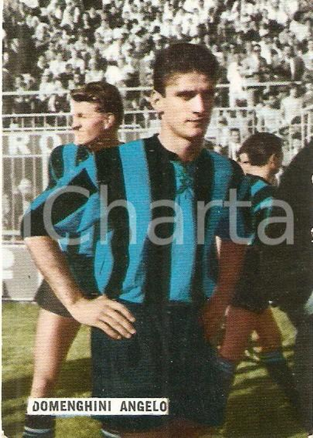Oggetto da collezione cartaceo EDIZIONI FOTO CALCIO  CALCIATORI 19651966 Figurina Angelo DOMENGHINI 101 INTER 1