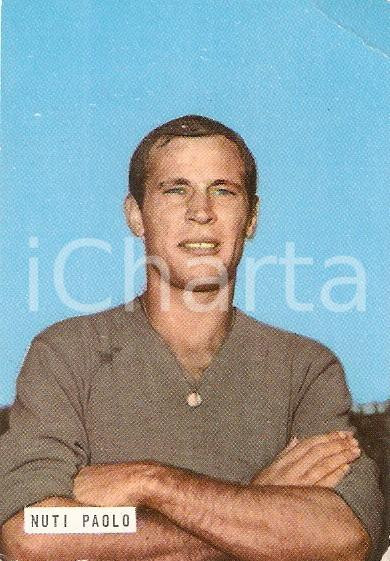 Oggetto da collezione cartaceo EDIZIONI FOTO CALCIO  CALCIATORI 1965  1966 Figurina Paolo NUTI 75 FIORENTINA 1