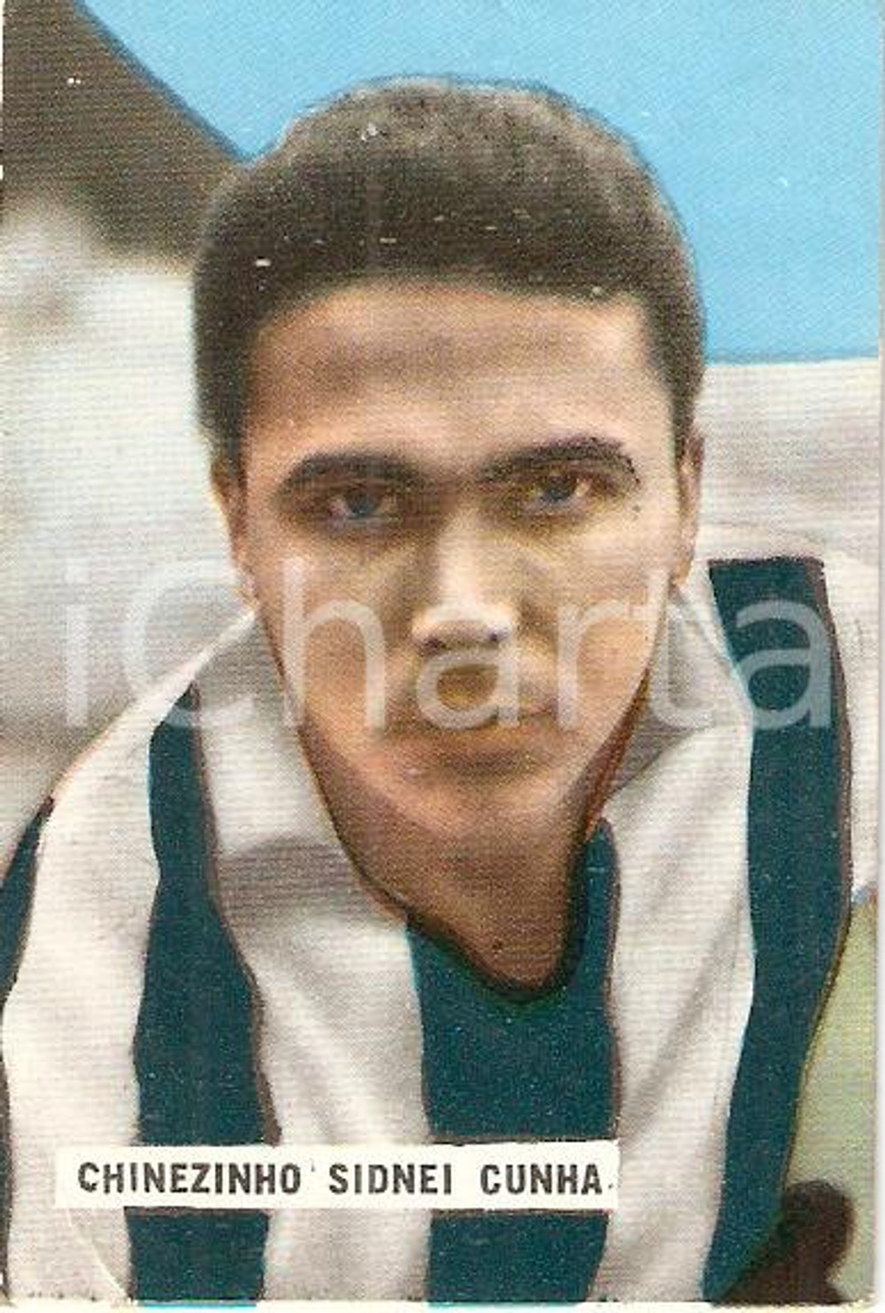 Oggetto da collezione cartaceo EDIZIONI FOTO CALCIO  CALCIATORI 1965 1966 Figurina CHINESINHO Sidney CUNHA 112 1