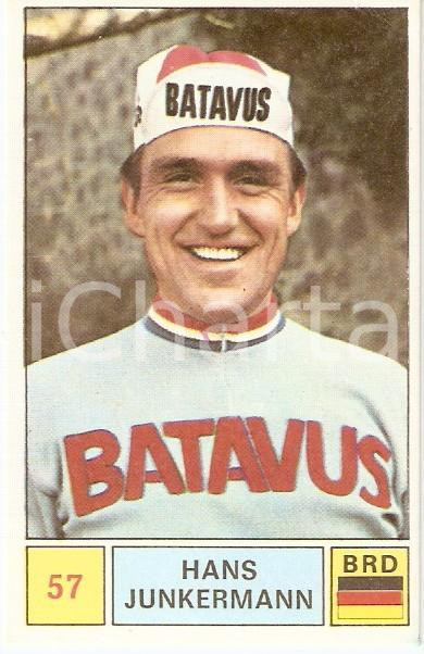 Oggetto da collezione cartaceo PANINI  SPRINT 1971 Figurina valida Hans JUNKERMANN n. 57 Ciclismo BATAVUS 1