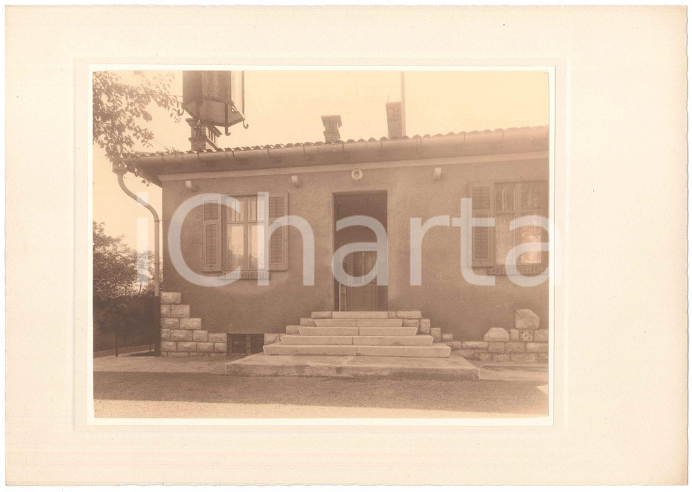 Fotografia d epoca originale 1930 ca TRIESTE ARCHITETTURA Villino borghese  Facciata Foto LUX ET UMBRA 1 1