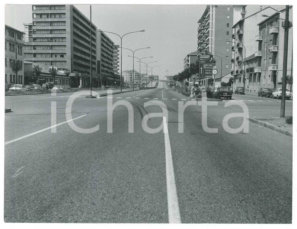 Fotografia d epoca originale 1973 TORINO MADONNA DI CAMPAGNA Corso Potenza ang. via Foligno 1 Foto 1