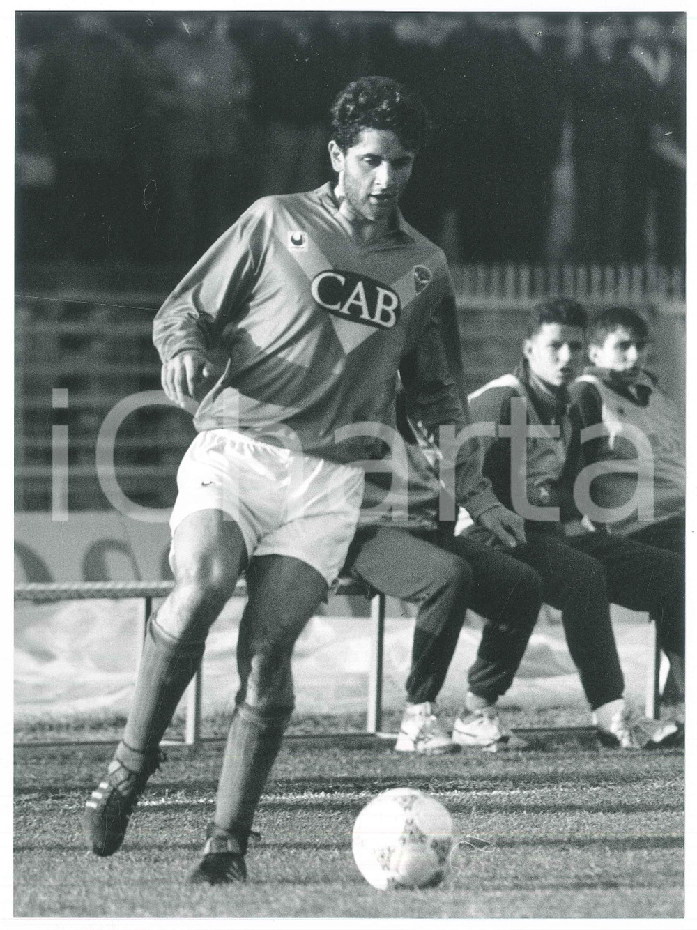 Fotografia d epoca originale 1991 BRESCIA CALCIO Salvatore GIUNTA durante la partita  Foto 17x24 1 1
