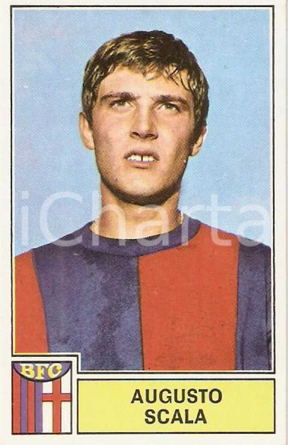 Oggetto da collezione cartaceo PANINI CALCIATORI 1971 - 1972 Figurina Augusto SCALA Serie A BOLOGNA 1
