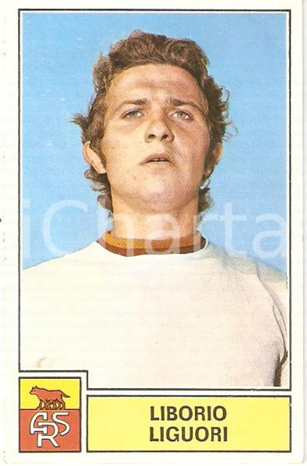Oggetto da collezione cartaceo PANINI - CALCIATORI 1971 - 1972 Figurina Liborio LIGUORI Serie A ROMA (1) 1
