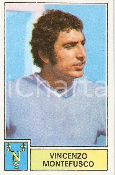 Oggetto da collezione cartaceo PANINI CALCIATORI 1971  1972 Figurina Vincenzo MONTEFUSCO Serie A NAPOLI 1 1
