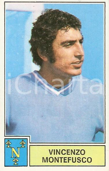 Oggetto da collezione cartaceo PANINI CALCIATORI 1971  1972 Figurina Vincenzo MONTEFUSCO Serie A NAPOLI 2 1