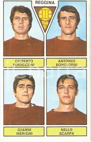 Oggetto da collezione cartaceo PANINI CALCIATORI 1971 1972 Figurina REGGINA Perucconi Bongiorni Merighi Scarpa 1