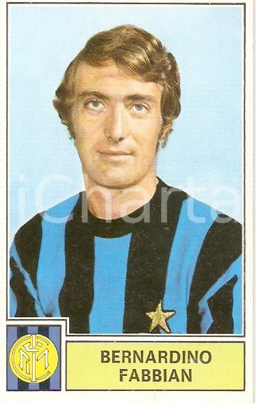 Oggetto da collezione cartaceo PANINI CALCIATORI 1971  1972 Figurina Bernardino FABBIAN Serie A INTER 1