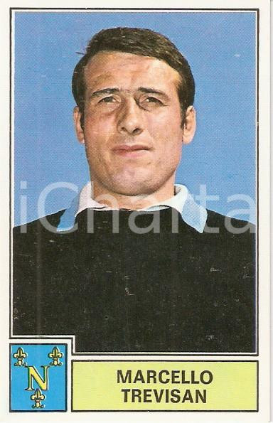 Oggetto da collezione cartaceo PANINI CALCIATORI 1971  1972 Figurina Marcello TREVISAN Serie A NAPOLI 2 1