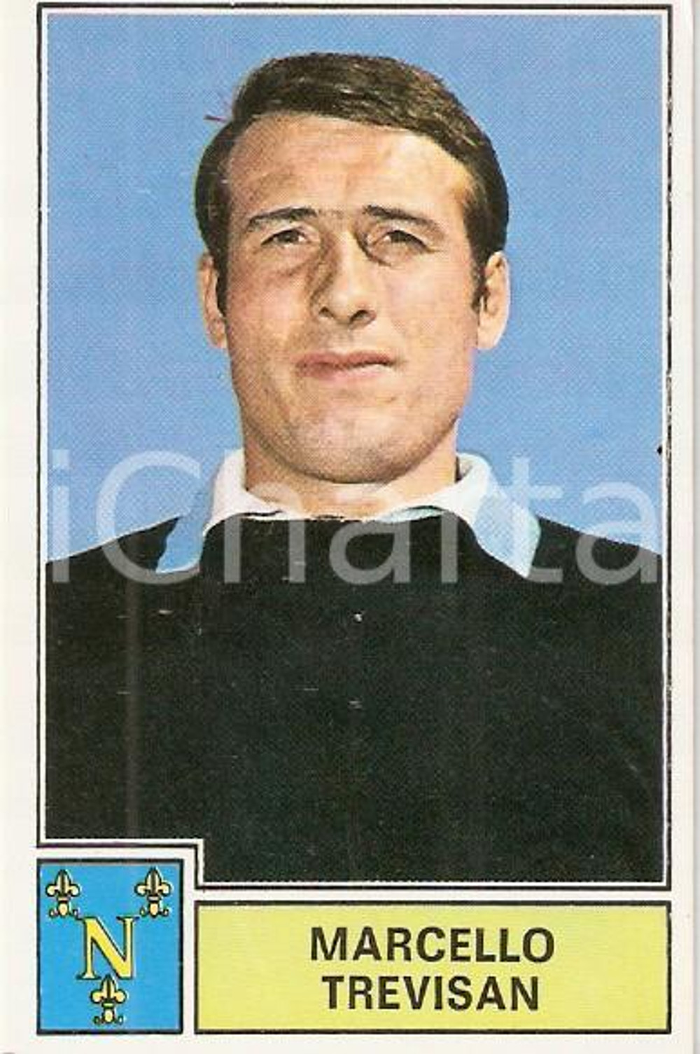 Oggetto da collezione cartaceo PANINI CALCIATORI 1971 - 1972 Figurina Marcello TREVISAN Serie A NAPOLI 3 1