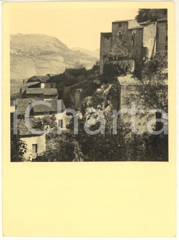 Fotografia d epoca originale 1960 ca ANTICOLI CORRADO RM Scorcio panoramico Foto 8x12 cm 3 1
