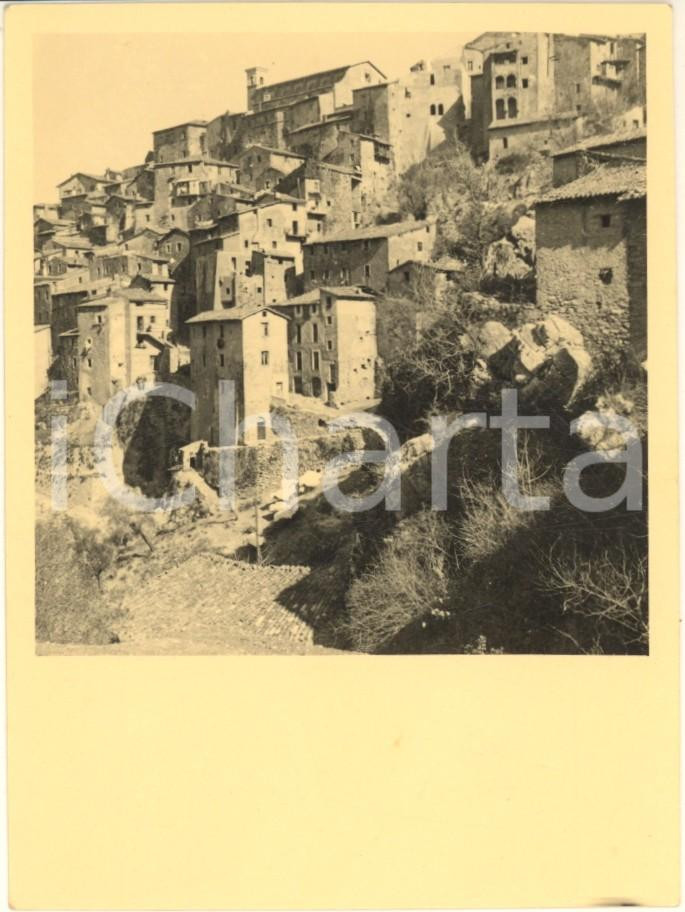 Fotografia d epoca originale 1960 ca ANTICOLI CORRADO RM Scorcio panoramico Foto 8x12 cm 4 1