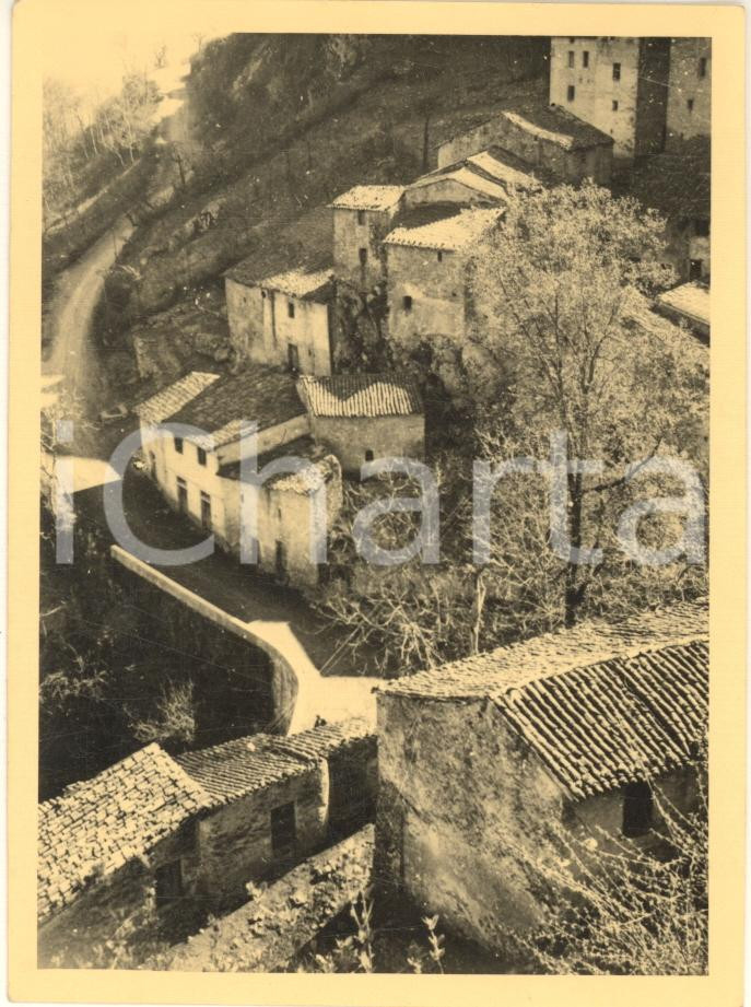 Fotografia d epoca originale 1960 ca ANTICOLI CORRADO RM Scorcio panoramico Foto 8x12 cm 5 1