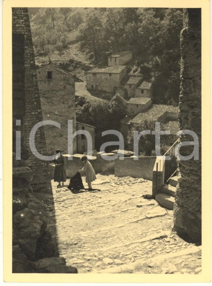 Fotografia d epoca originale 1960 ca COSTUME  ANTICOLI CORRADO RM Madre e figlia Foto 8x12 cm 1