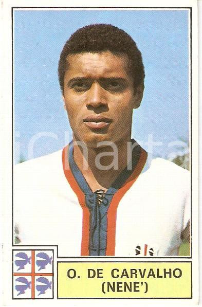 Oggetto da collezione cartaceo PANINI CALCIATORI 1971  1972 Figurina NENE  Carlo Olinto DE CARVALHO Cagliari 3 1