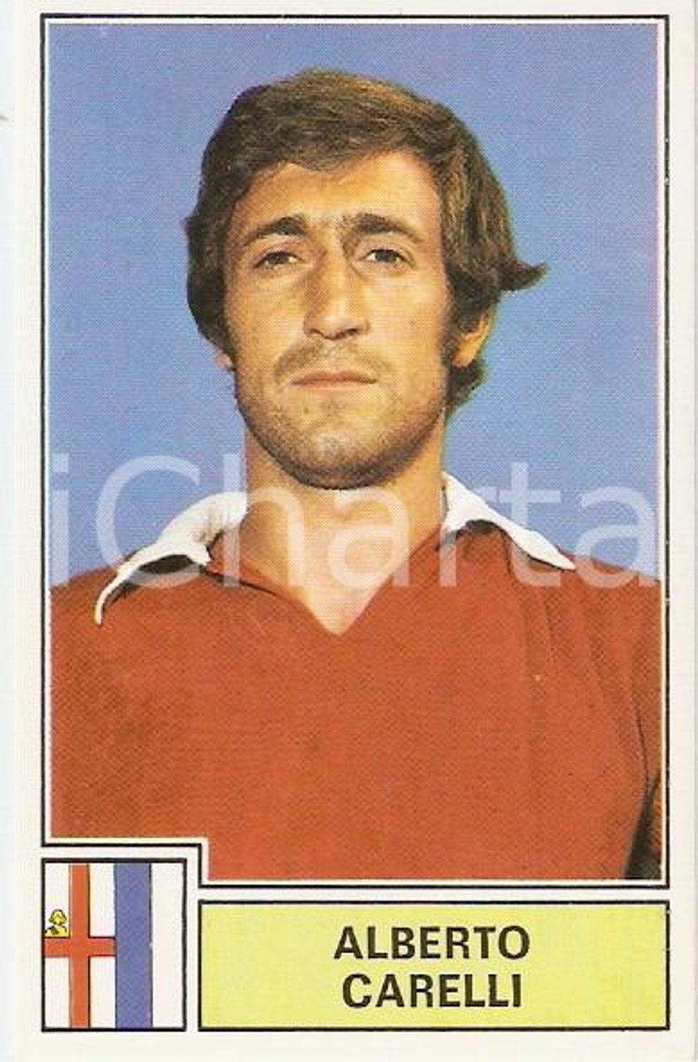 Oggetto da collezione cartaceo PANINI CALCIATORI 1971  1972 Figurina Alberto CARELLI Serie A MANTOVA 1 1