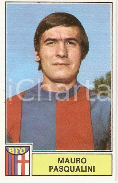 Oggetto da collezione cartaceo PANINI CALCIATORI 1971  1972 Figurina Mauro PASQUALINI Serie A BOLOGNA 1 1