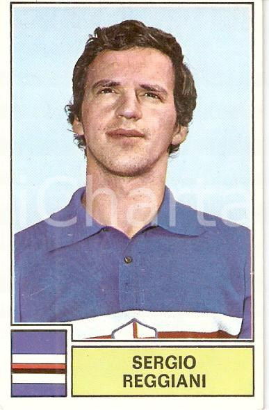 Oggetto da collezione cartaceo PANINI CALCIATORI 1971  1972 Figurina Sergio REGGIANI Serie A SAMPDORIA 1 1