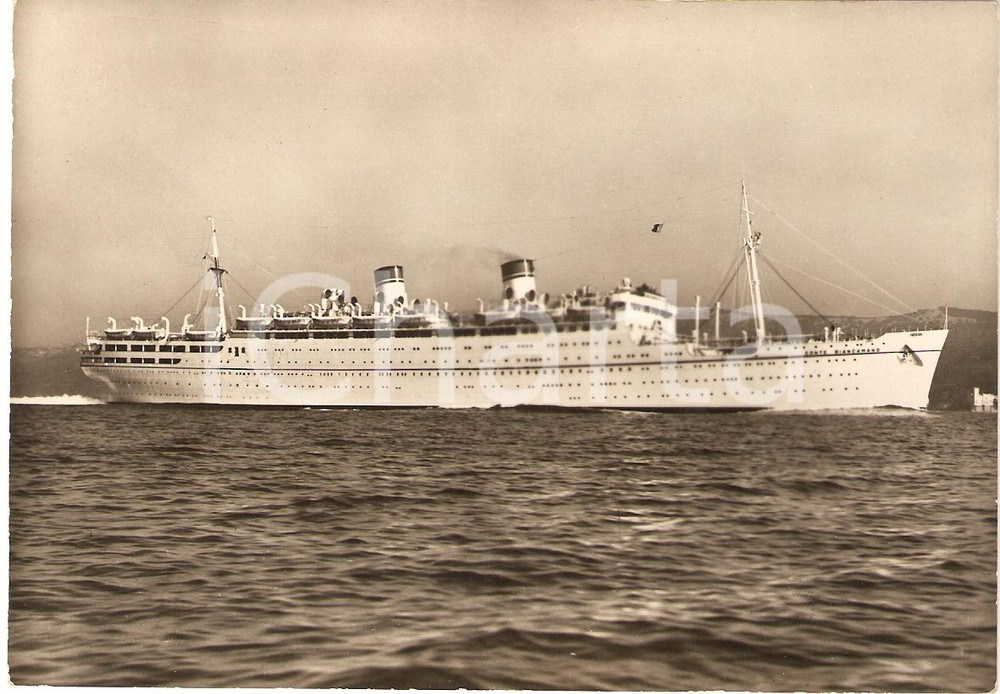 Cartolina originale da collezione 1940 ca MARINA MERCANTILE Piroscafo CONTE BIANCAMANO Cartolina 3 1