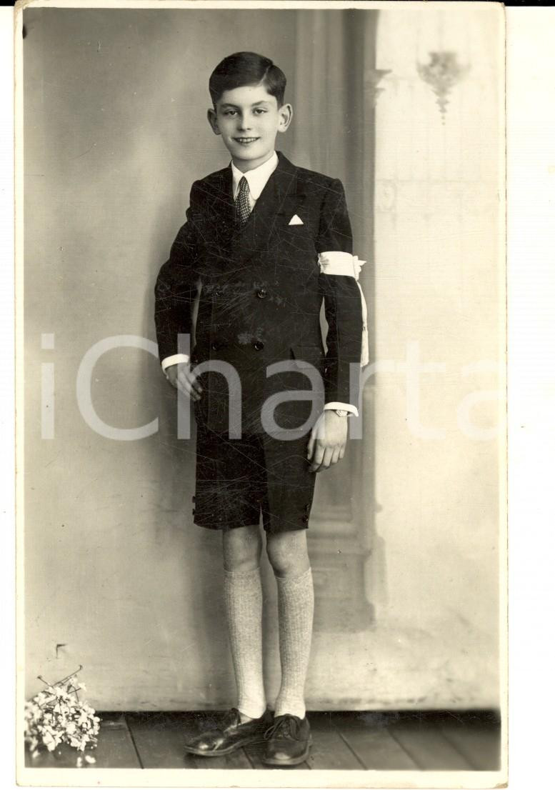 Fotografia d epoca originale 1938 MILANO Bambino alla Prima Comunione Foto BRAMBATI PORTA GENOVA 2 1