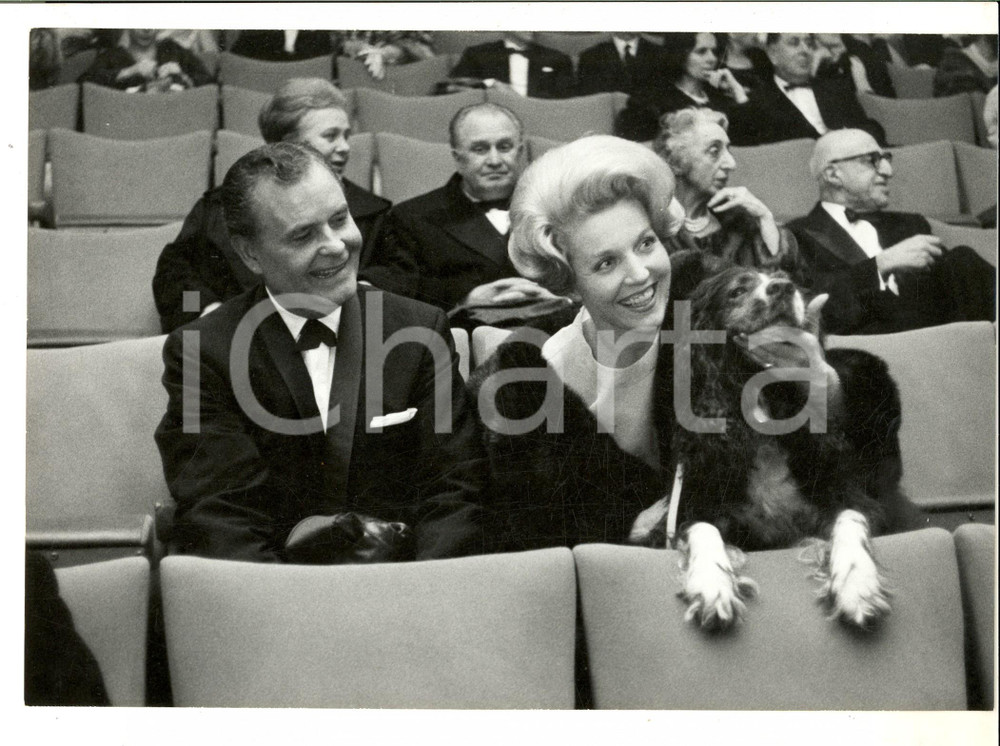 Fotografia d epoca originale 1955 ca PARIS Sergej VINOGRADOV  ambasciatore URSS in platea Foto 3 1