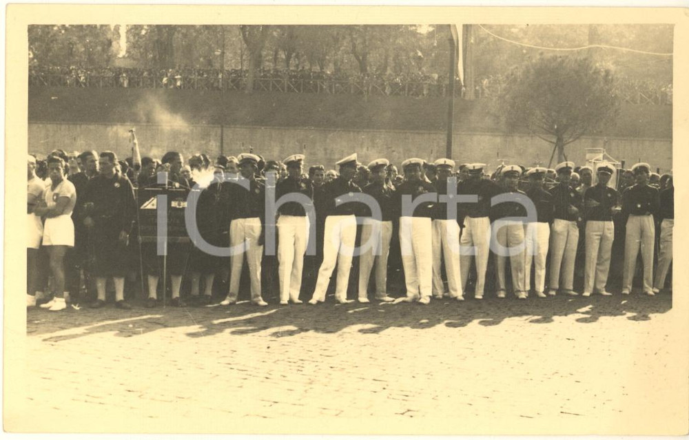 Fotografia d epoca originale 1935 ca ITALIA Manifestazione  Federazione Italiana Sport Invernali Foto 1