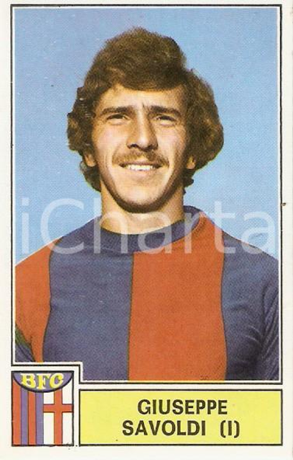 Oggetto da collezione cartaceo PANINI CALCIATORI 1971  1972 Figurina Giuseppe SAVOLDI Serie A BOLOGNA 1 1