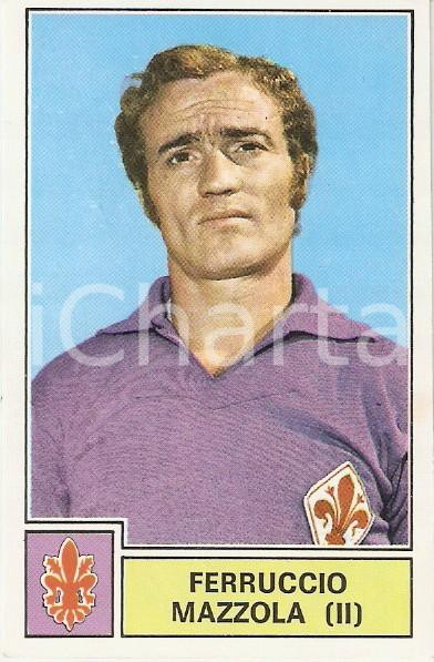Oggetto da collezione cartaceo PANINI CALCIATORI 1971  1972 Figurina Ferruccio MAZZOLA Serie A FIORENTINA 2 1