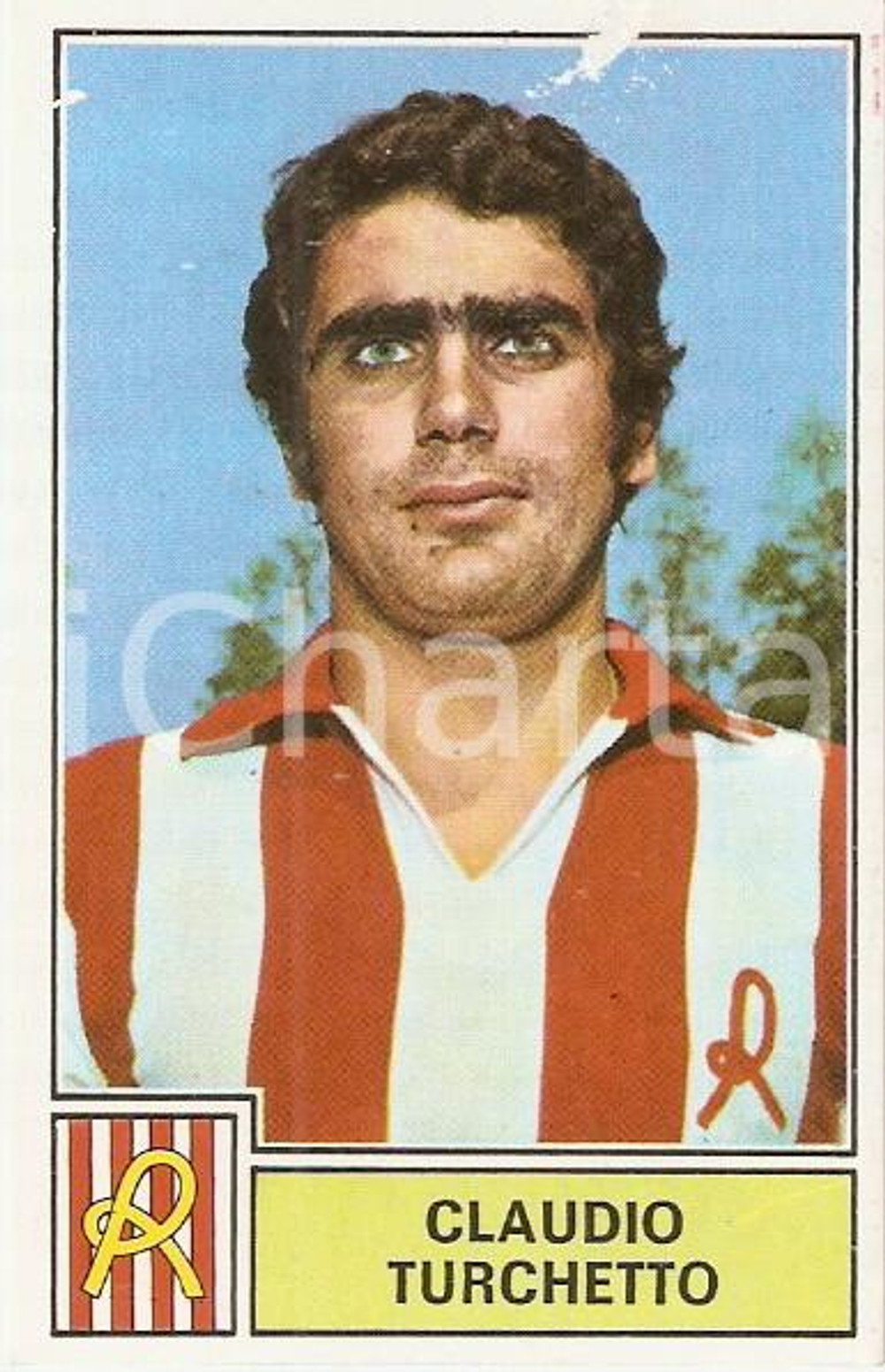 Oggetto da collezione cartaceo PANINI CALCIATORI 1971  1972 Figurina Claudio TURCHETTO Lanerossi VICENZA 2 1