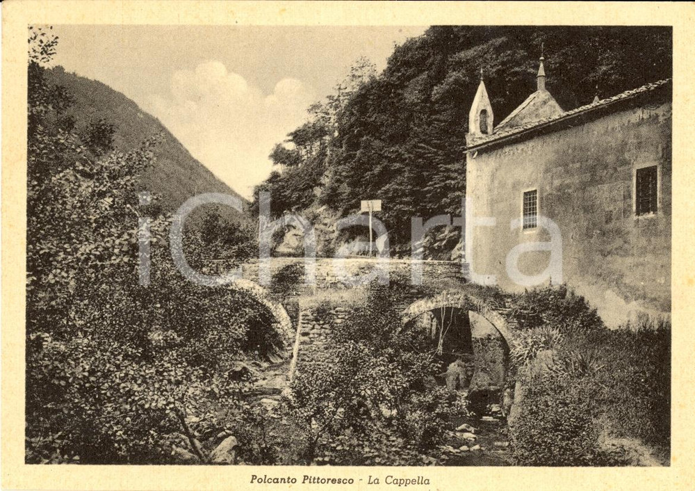Cartolina originale da collezione 1940 ca BORGO SAN LORENZO FI La cappella di POLCANTO Cartolina 1