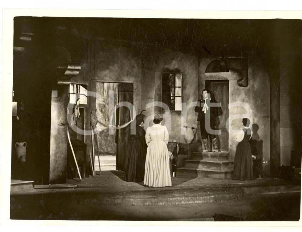 Fotografia d epoca originale 1938 ERBA TEATRO LICINIUM Regista Guido SALVINI  La figlia di Iorio Foto 1