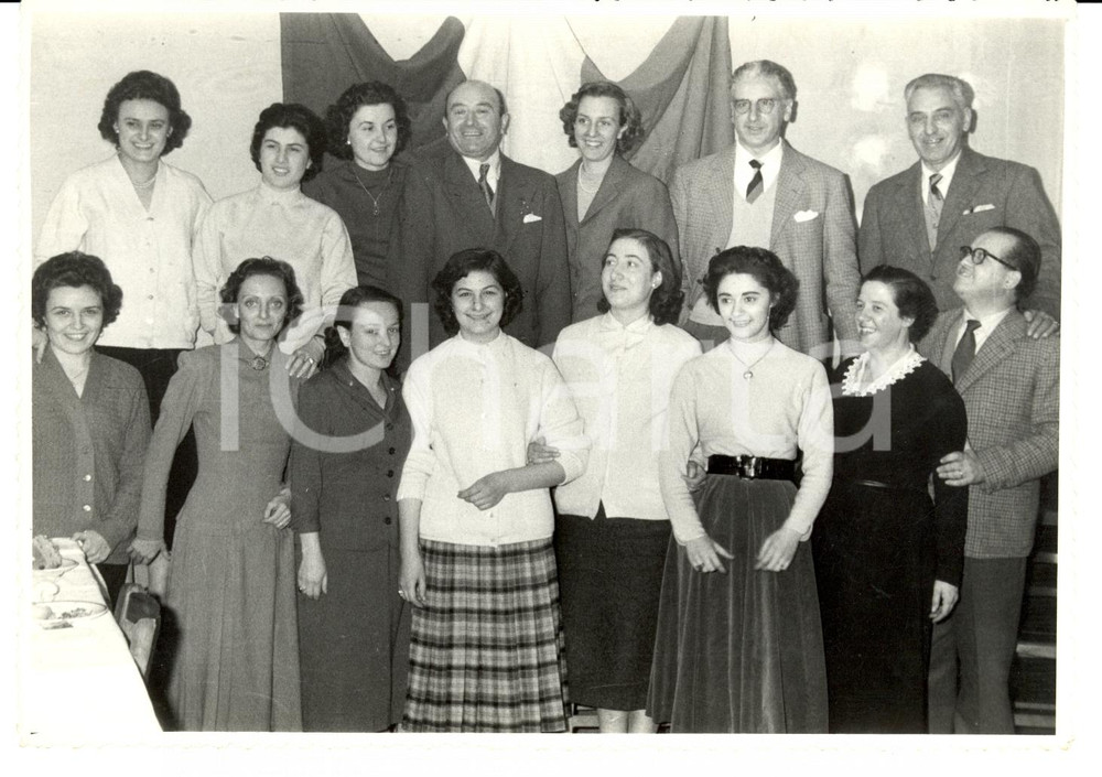 Fotografia d epoca originale 1956 MILANO Pranzo fine anno ditta Ing. S. BELOTTI & C. Foto 3 1