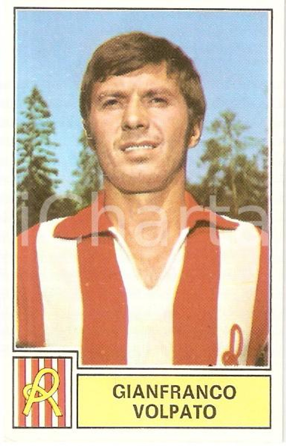 Oggetto da collezione cartaceo PANINI CALCIATORI 1971  1972 Figurina Gianfranco VOLPATO Lanerossi VICENZA 1 1