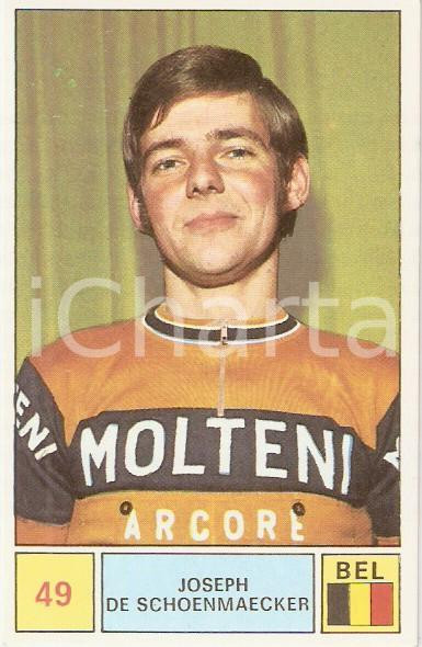 Oggetto da collezione cartaceo PANINI SPRINT 1971 Figurina valida Joseph DE SCHOENMAECKER 49 Sponsor MOLTENI 1 1
