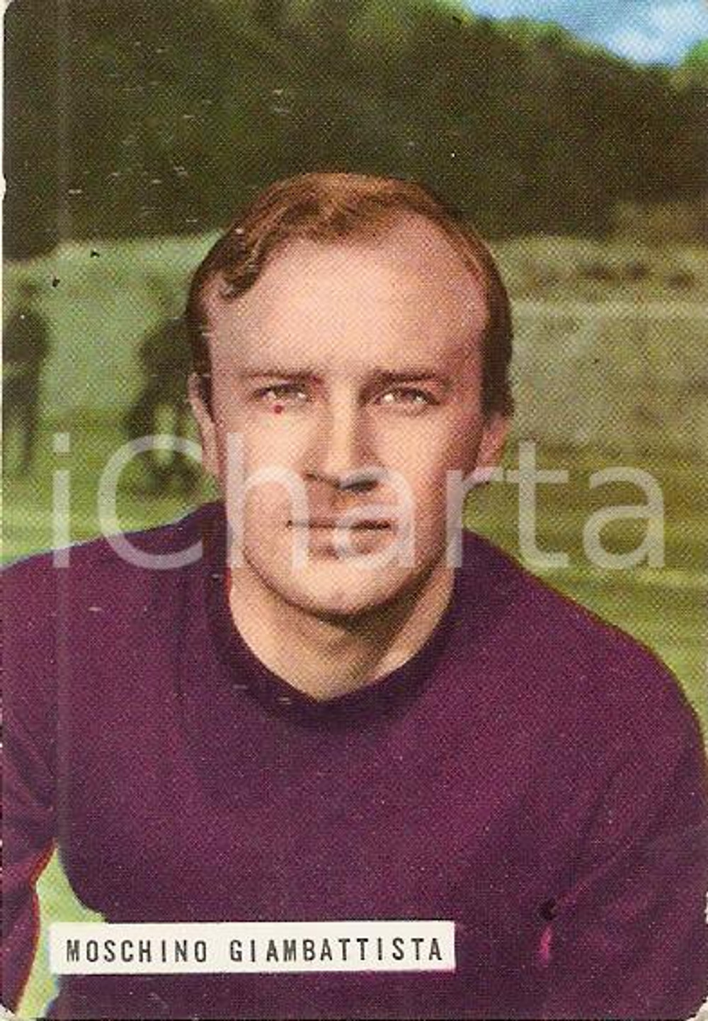 Oggetto da collezione cartaceo EDIZIONI FOTO CALCIO  CALCIATORI 1965 1966 Figurina Giambattista MOSCHINO n°203 1