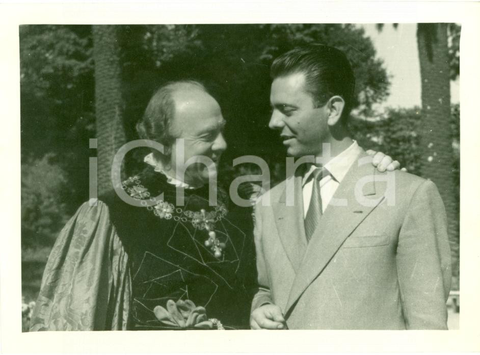 Fotografia d epoca originale 1952 AVVENTURE GUERIN MESCHINO Pietro NUCCORINI con comparsa Foto di scena 1