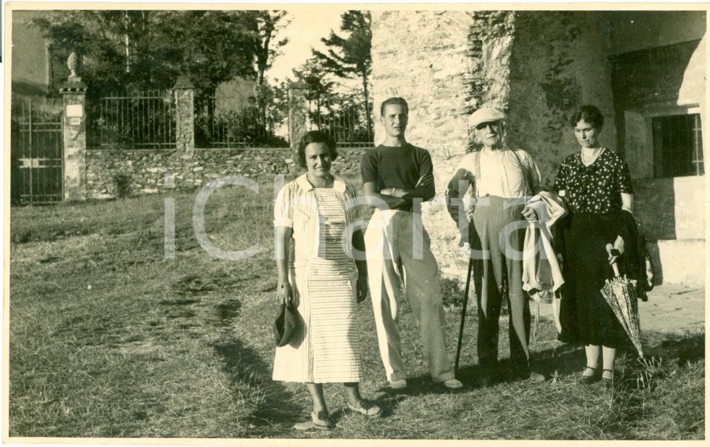 Fotografia d epoca originale 1936 BARGAGGI GE Ritratto di famiglia  Fotografia 2 1