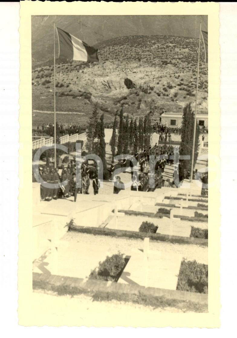 Fotografia d epoca originale 1953 MIGNANO MONTE LUNGO Cerimonia al Sacrario Militare Foto cartolina 1 1