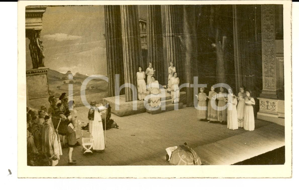 Fotografia d epoca originale 1937 TEATRO JESI Olimpiade Richard FALK  Coreografia di Tusnelda RISSO Foto 1