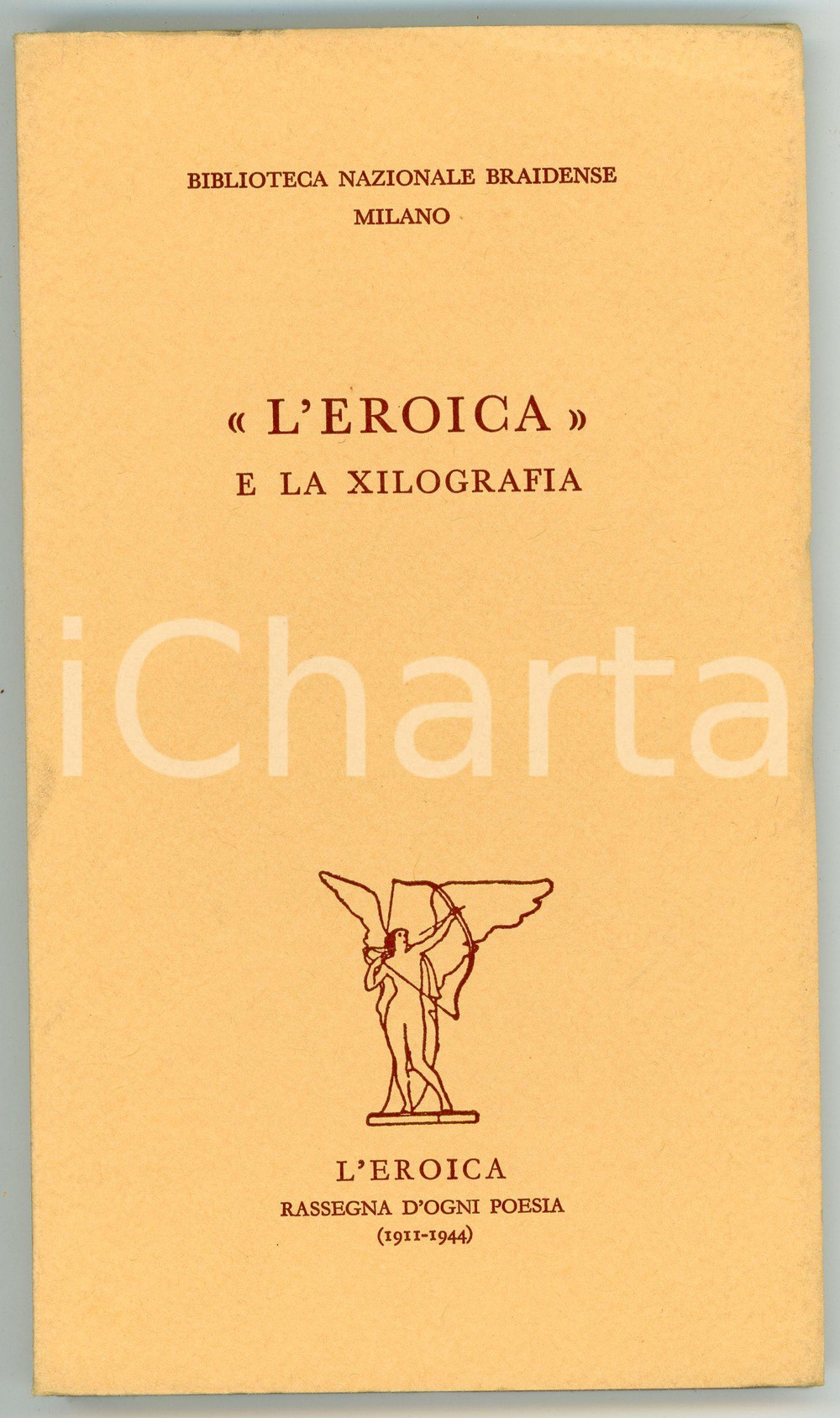 1981 MILANO Biblioteca Braidense - Catalogo L'EROICA E LA XILOGRAFIA Pubblicazione con copertina flessibile. PAGINE: 146CONDIZIONI:FAIR/discreto Segni d'uso in copertinaFORMATO: 11x20 cm originale e autentica 1