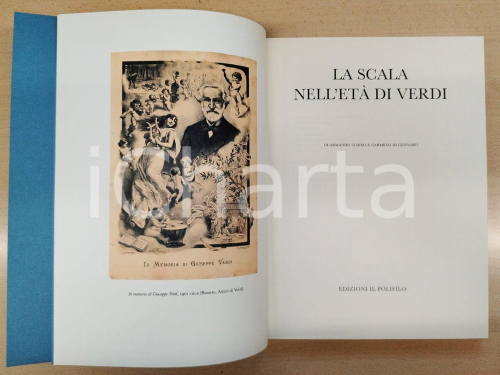 2001 Armando TORNO Carmelo DI GENNARO La Scala nell'età di Verdi POLIFILO (1) Pubblicazione con copertina flessibile.EDITORE: Il Polifilo - Milano PAGINE: 170CONDIZIONI:FAIR/discreto Lievi segni d'usoFORMATO: 23x31 cm originale e autentica 1