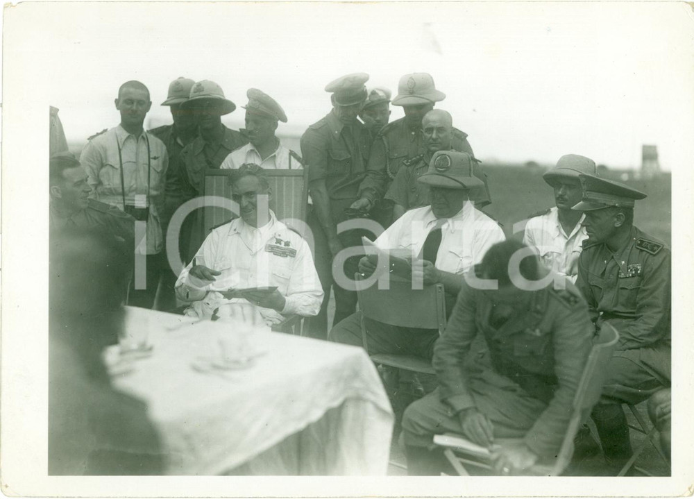Fotografia d epoca originale 1935 ca ABISSINIA Generale Rodolfo GRAZIANI  Foto 2 1