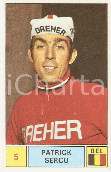 Oggetto da collezione cartaceo PANINI  SPRINT 1971 Figurina Patrick SERCU n. 5 Ciclismo Sponsor BIRRA DREHER 1