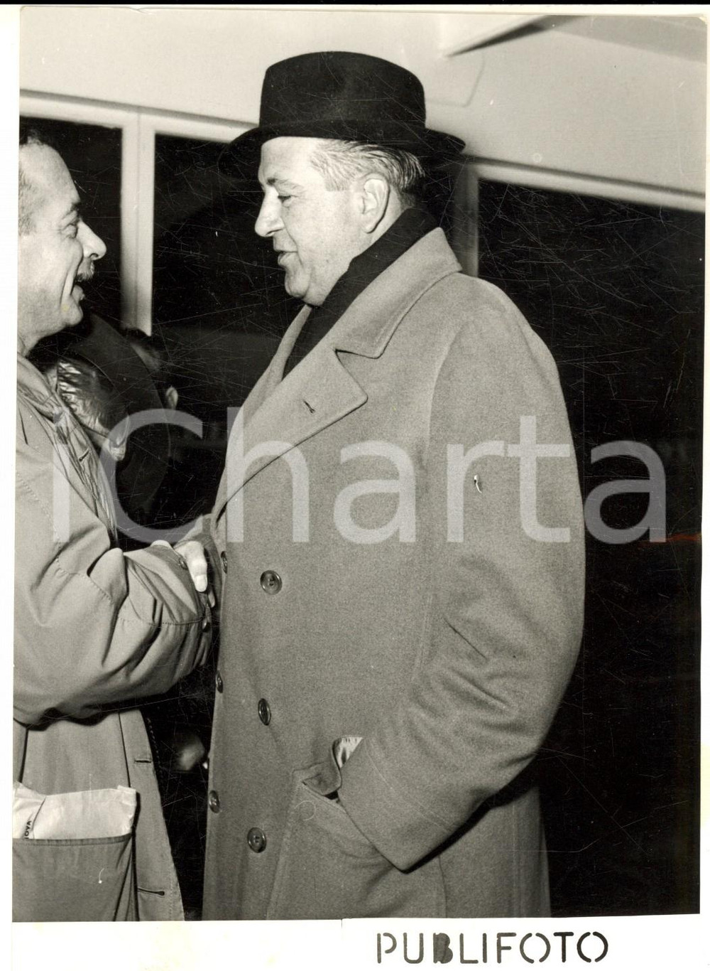 Fotografia d epoca originale 1955 GENOVA Blasco LANZA D AJETA rifiutato come ambasciatore da Belgrado 2 1