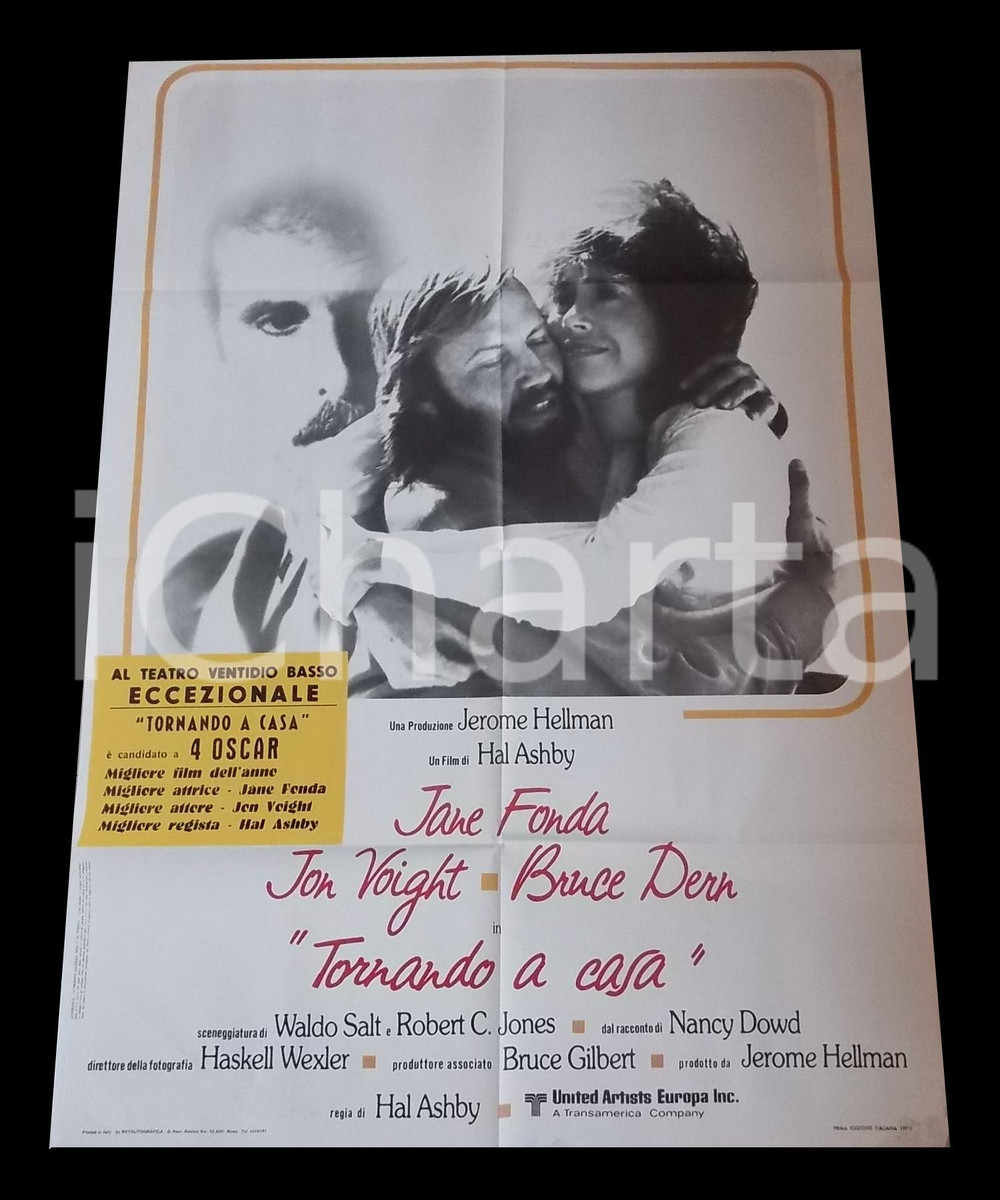 Materiale cinematografico d’epoca 1978 TORNANDO A CASA Jane FONDA Jon VOIGHT Bruce DERN Hal ASHBY Manifesto 1