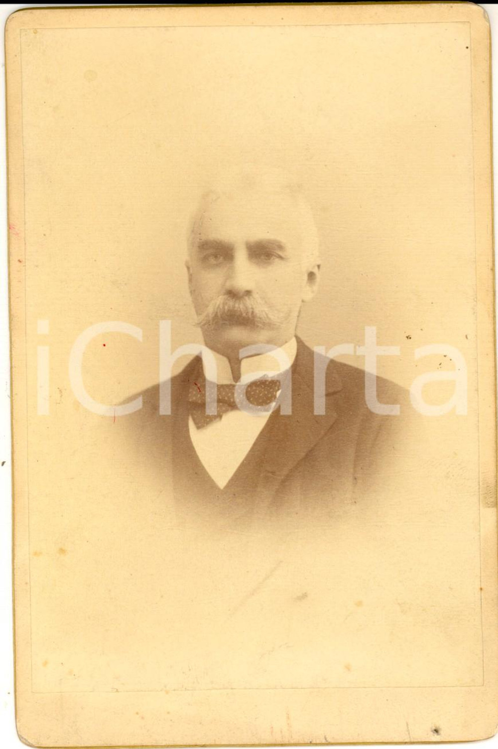 Fotografia d epoca originale 1900 ca MILANO Uomo con cravattino a pois Circolo Fotografico Lombardo 2 1