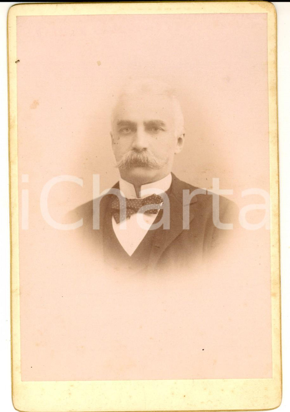 Fotografia d epoca originale 1900 ca MILANO Uomo con cravattino a pois Circolo Fotografico Lombardo 3 1