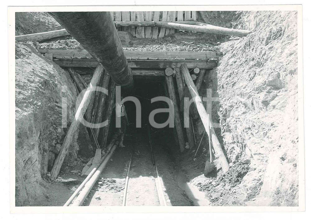 Fotografia d epoca originale 1962 SARDEGNA GALLURA Area fiume e diga del LISCIA  Lavori di scavo Foto 3 1