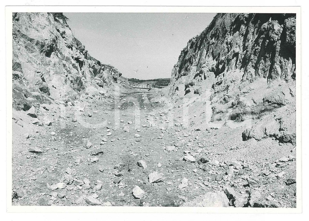 Fotografia d epoca originale 1962 SARDEGNA GALLURA Area fiume e diga del LISCIA  Cantiere Foto 2 1
